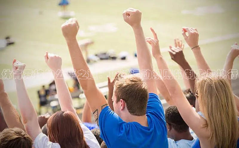 体育竞技的公平之道：探讨运动规则的制定与执行